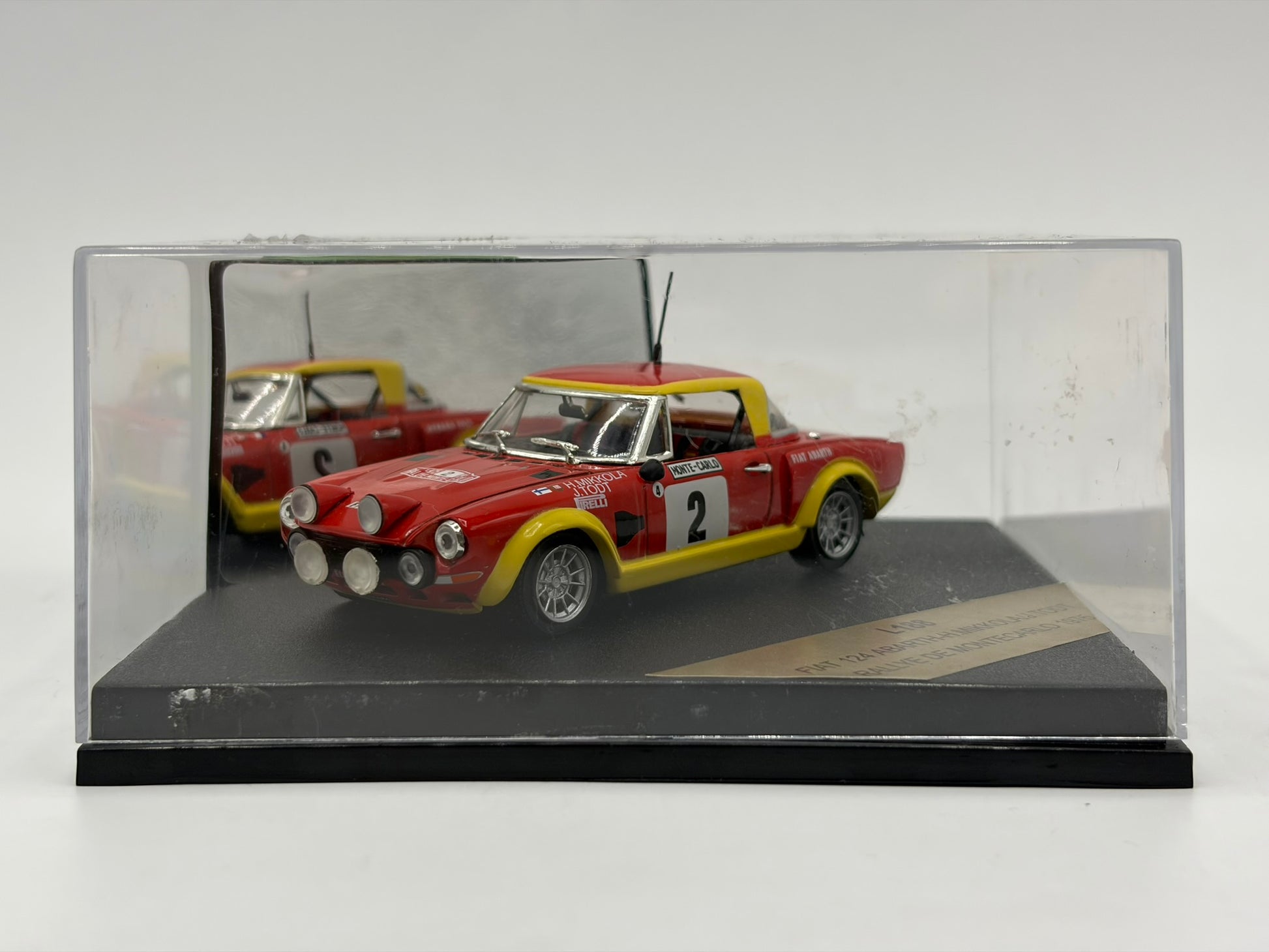 1/43 1975 Fiat 124 Abarth - Monte Carlo Rally - Mikkola / Todt | Model Rally Car