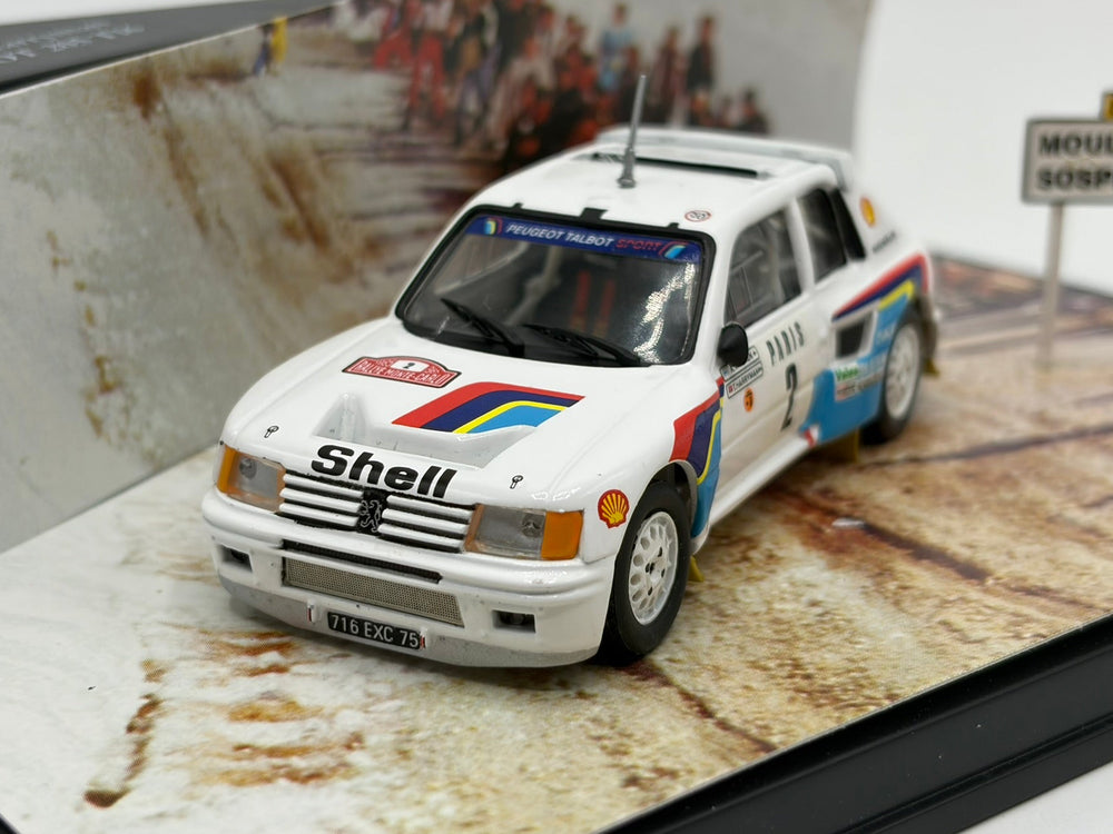 1/43 1985 Peugeot 205 T16 - Monte Carlo Rally - Vatanen / Harryman | Model Rally Car