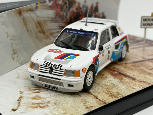 1/43 1985 Peugeot 205 T16 - Monte Carlo Rally - Vatanen / Harryman | Model Rally Car