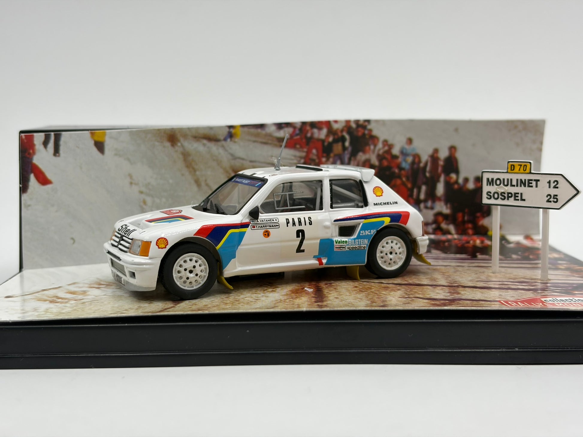 1/43 1985 Peugeot 205 T16 - Monte Carlo Rally - Vatanen / Harryman | Model Rally Car