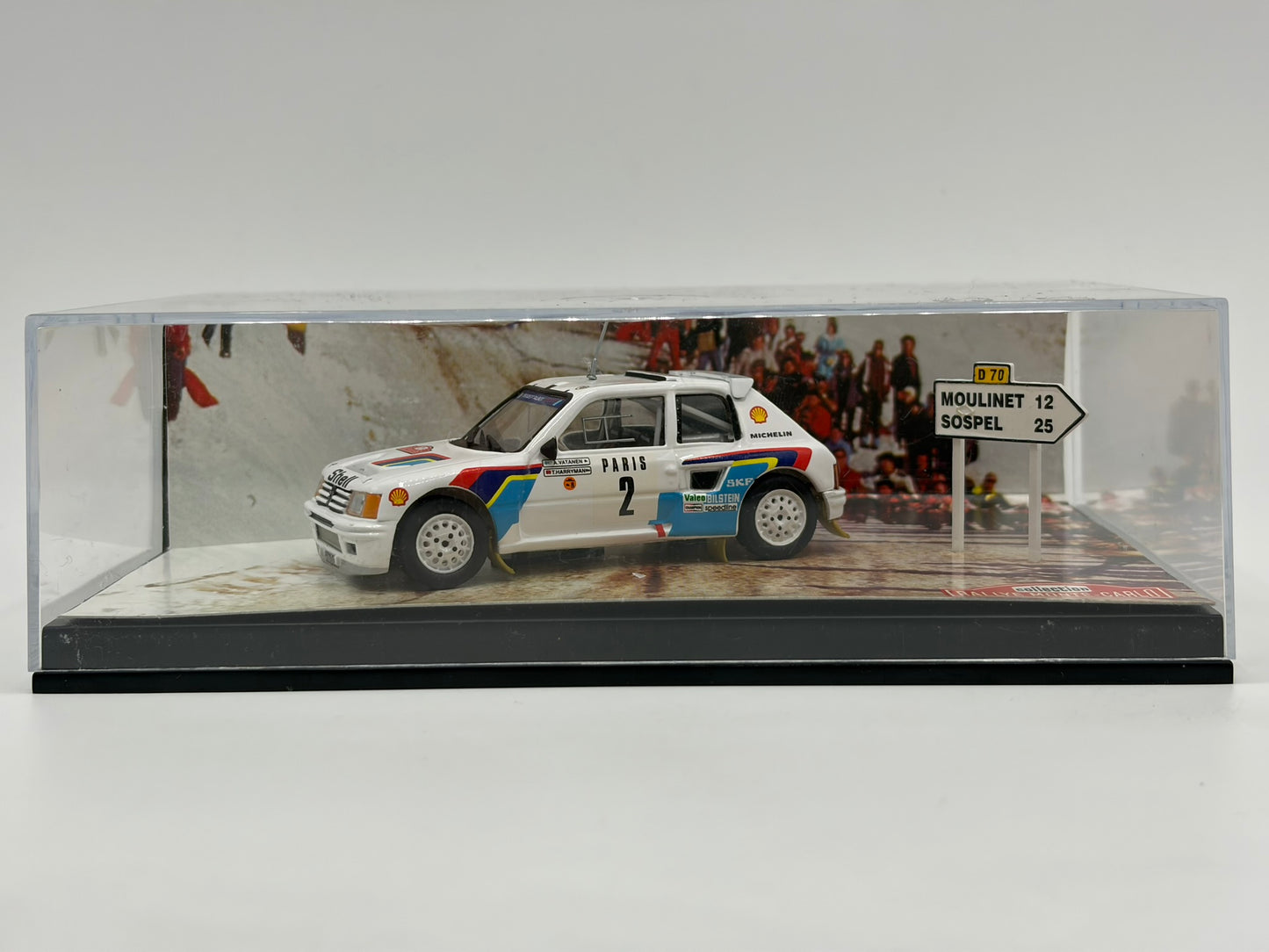 1/43 1985 Peugeot 205 T16 - Monte Carlo Rally - Vatanen / Harryman | Model Rally Car