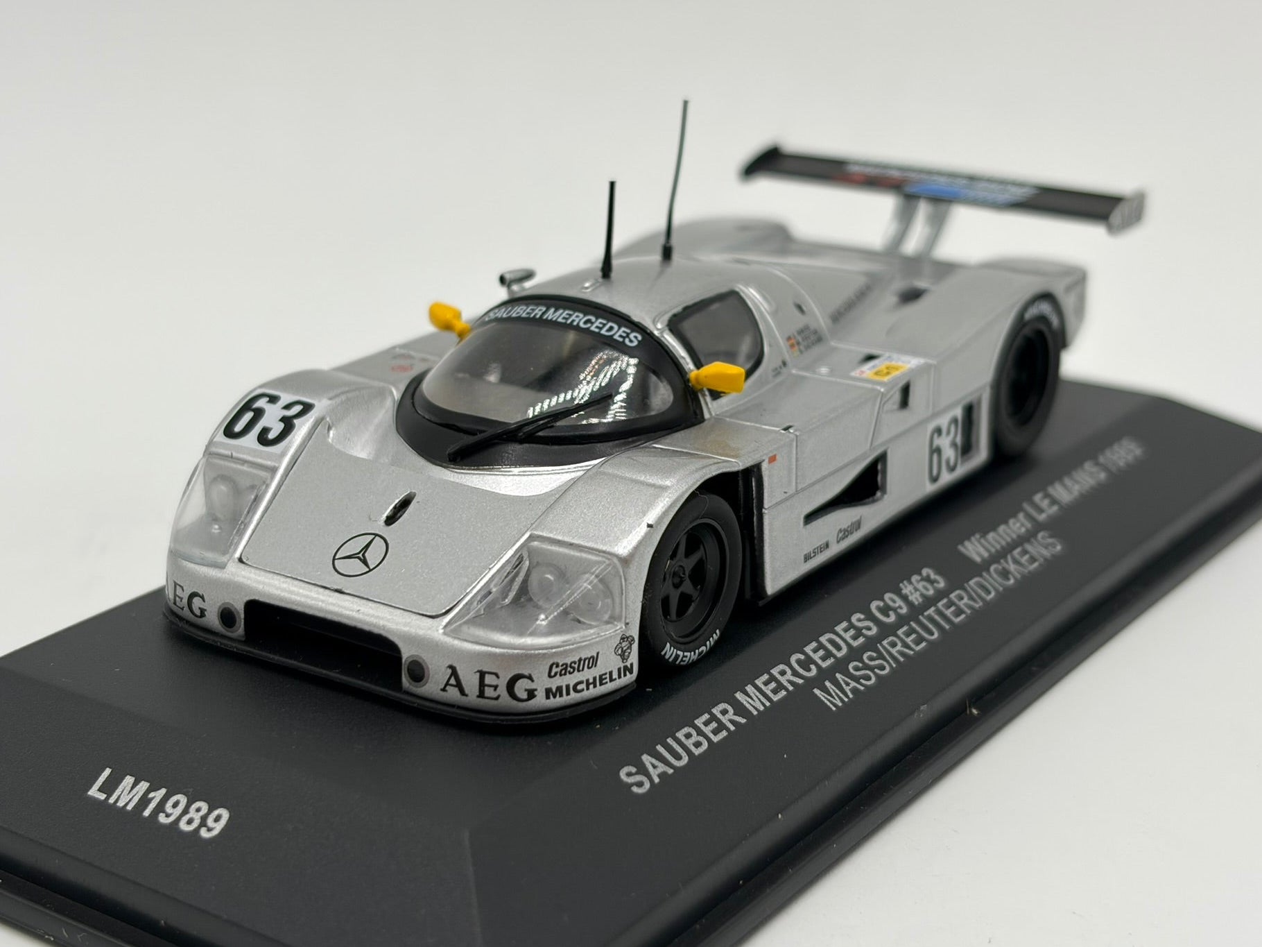 1/43 1989 Sauber Mercedes C9 - Mass / Reuter / Dickens - IXO | Model Le Mans Car