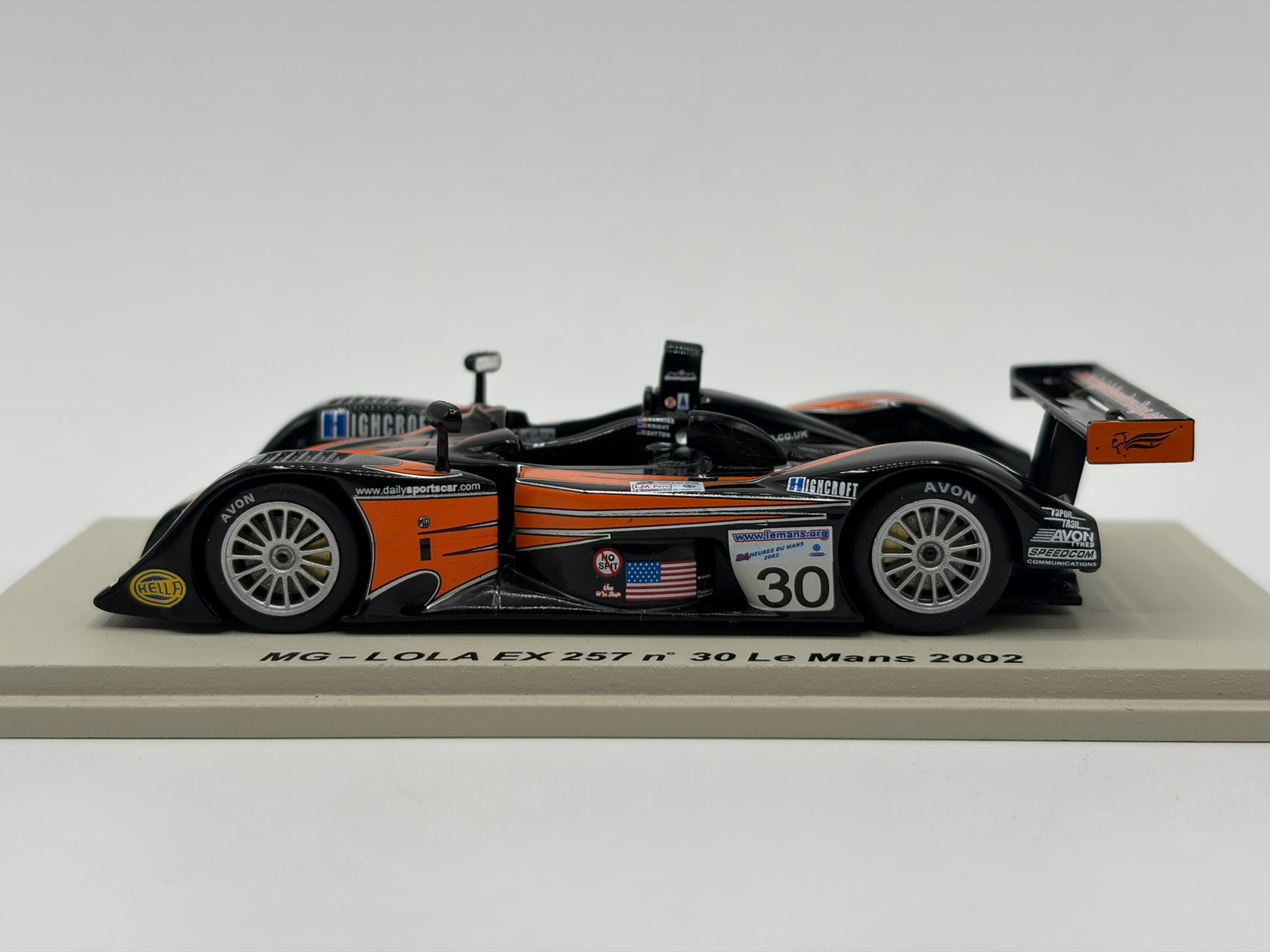 1/43 2002 MG Lola EX 257 - Reid / Hughes / Kane - Spark | Model Le Mans Car