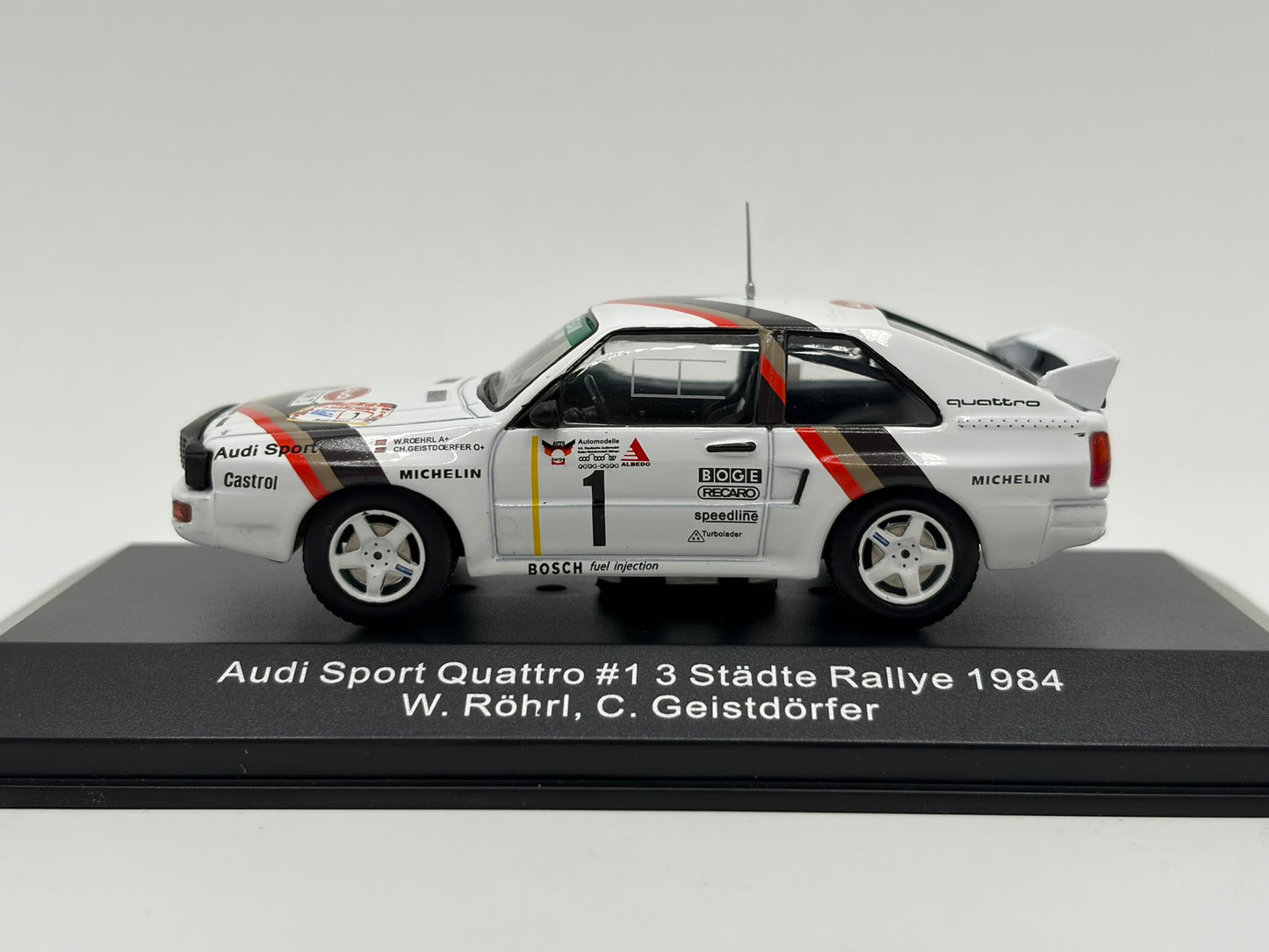 1/43 1984 Audi Sport Quattro - Stadte Rallye - Rohrl / Geistdorfer - CMR | Model Rally Car