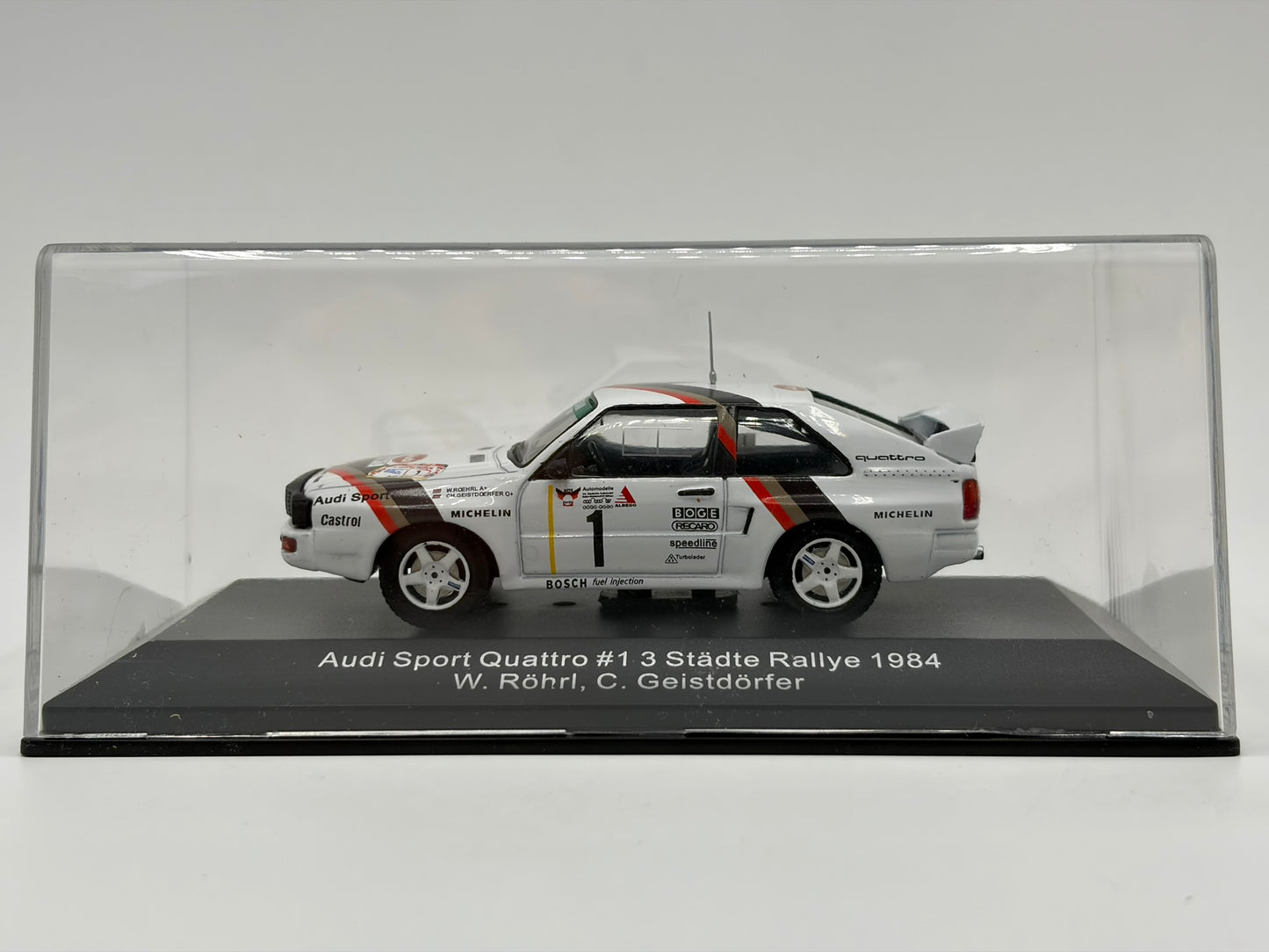 1/43 1984 Audi Sport Quattro - Stadte Rallye - Rohrl / Geistdorfer - CMR | Model Rally Car
