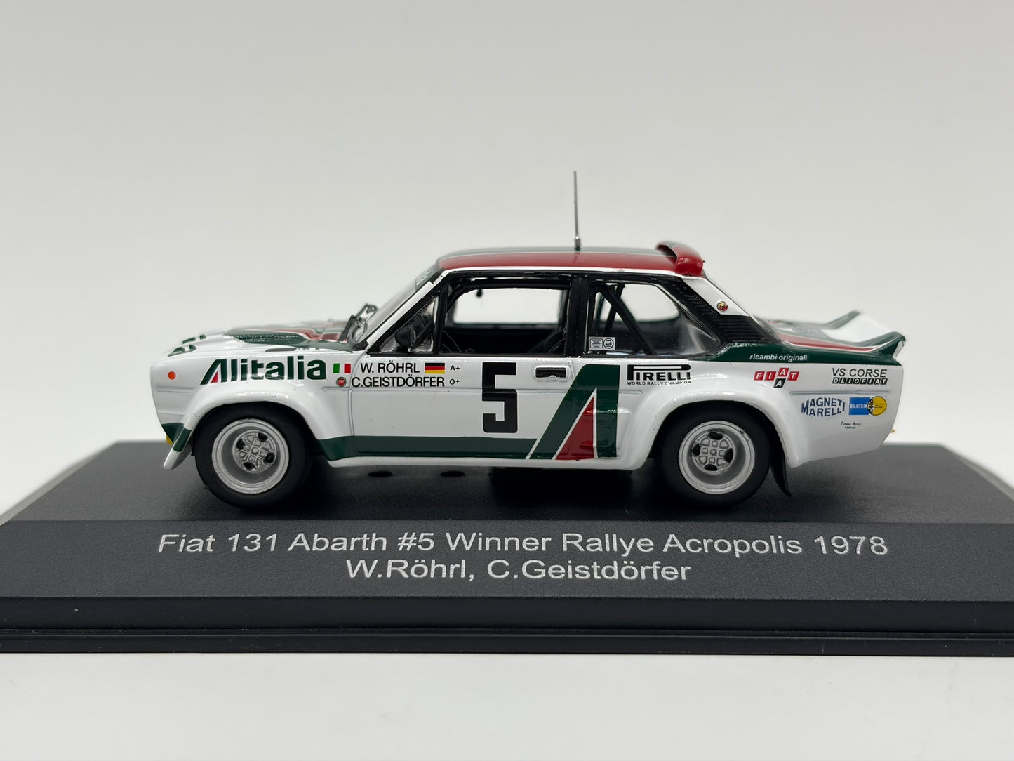 1/43 1978 Fiat 131 Abarth - Acropolis Rally - Rohrl / Geistdorfer - CMR | Model Rally Car