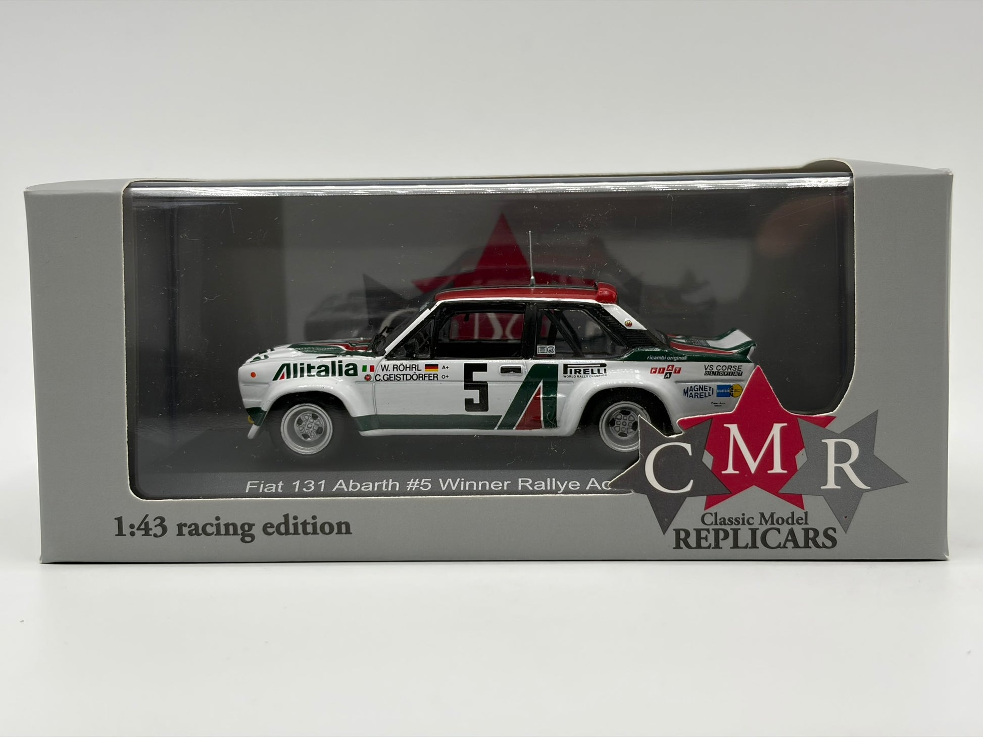 1/43 1978 Fiat 131 Abarth - Acropolis Rally - Rohrl / Geistdorfer - CMR | Model Rally Car