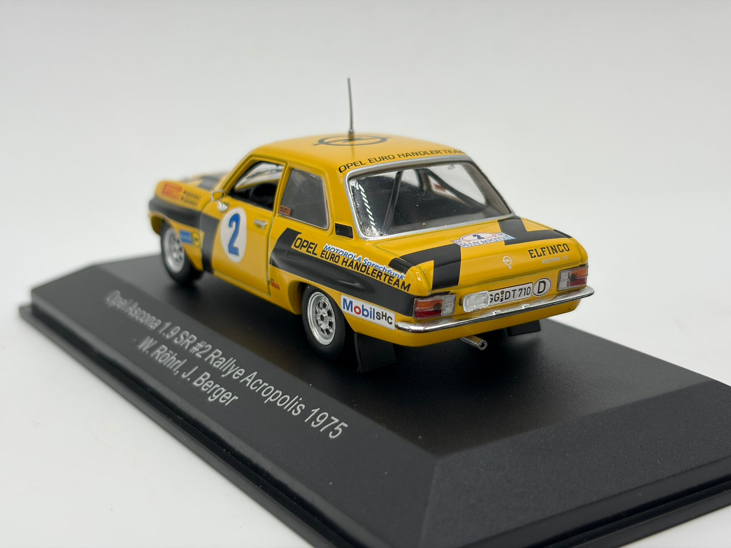 1/43 1975 Opel Ascona 1.9 SR - Acropolis Rally - Rohrl / Berger - CMR | Model Rally Car