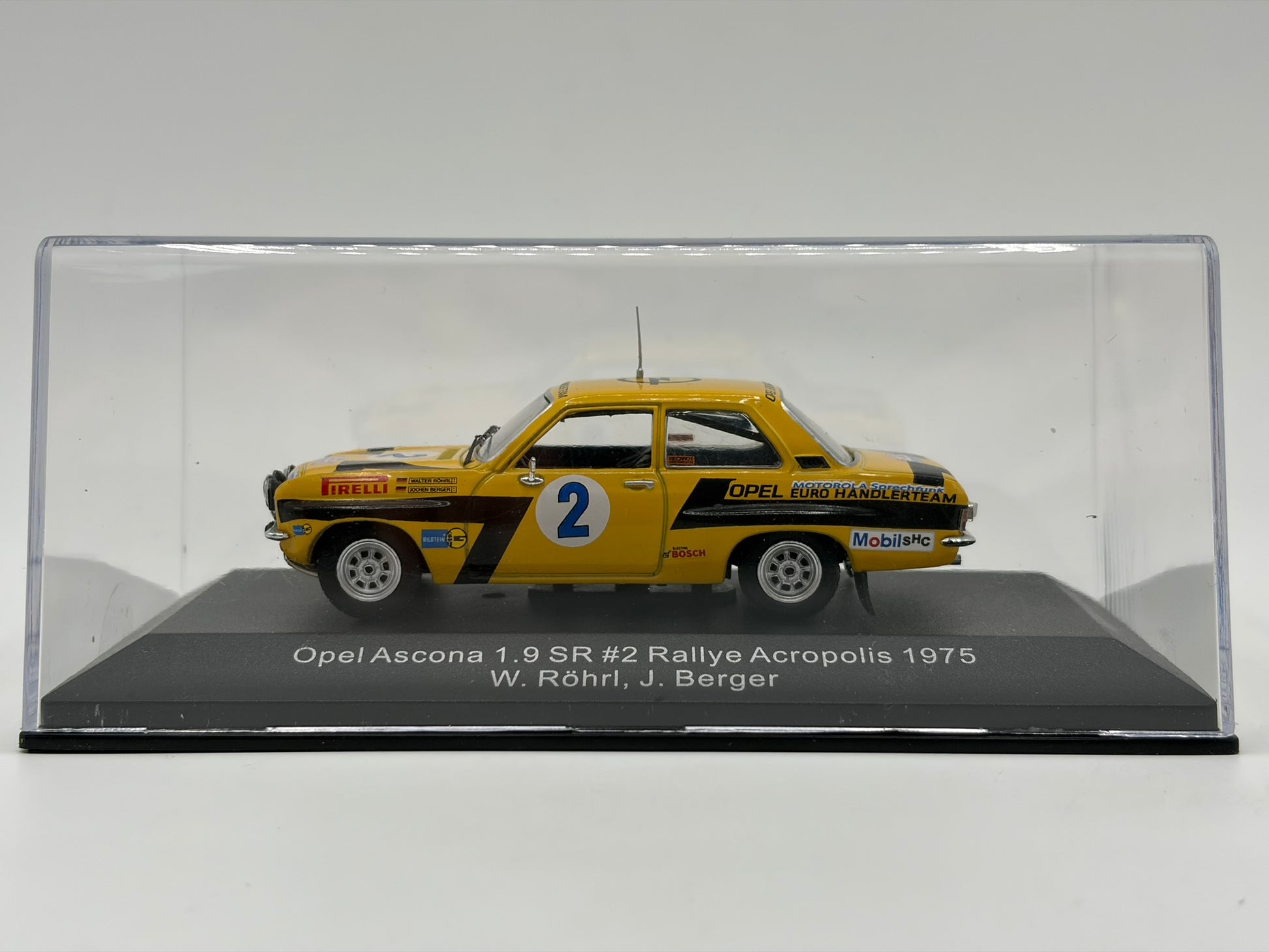 1/43 1975 Opel Ascona 1.9 SR - Acropolis Rally - Rohrl / Berger - CMR | Model Rally Car