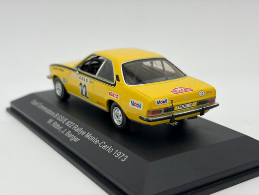 1/43 1973 Opel Commodore B GS/E - Monte Carlo Rally - Rohrl / Berger - CMR | Model Rally Car