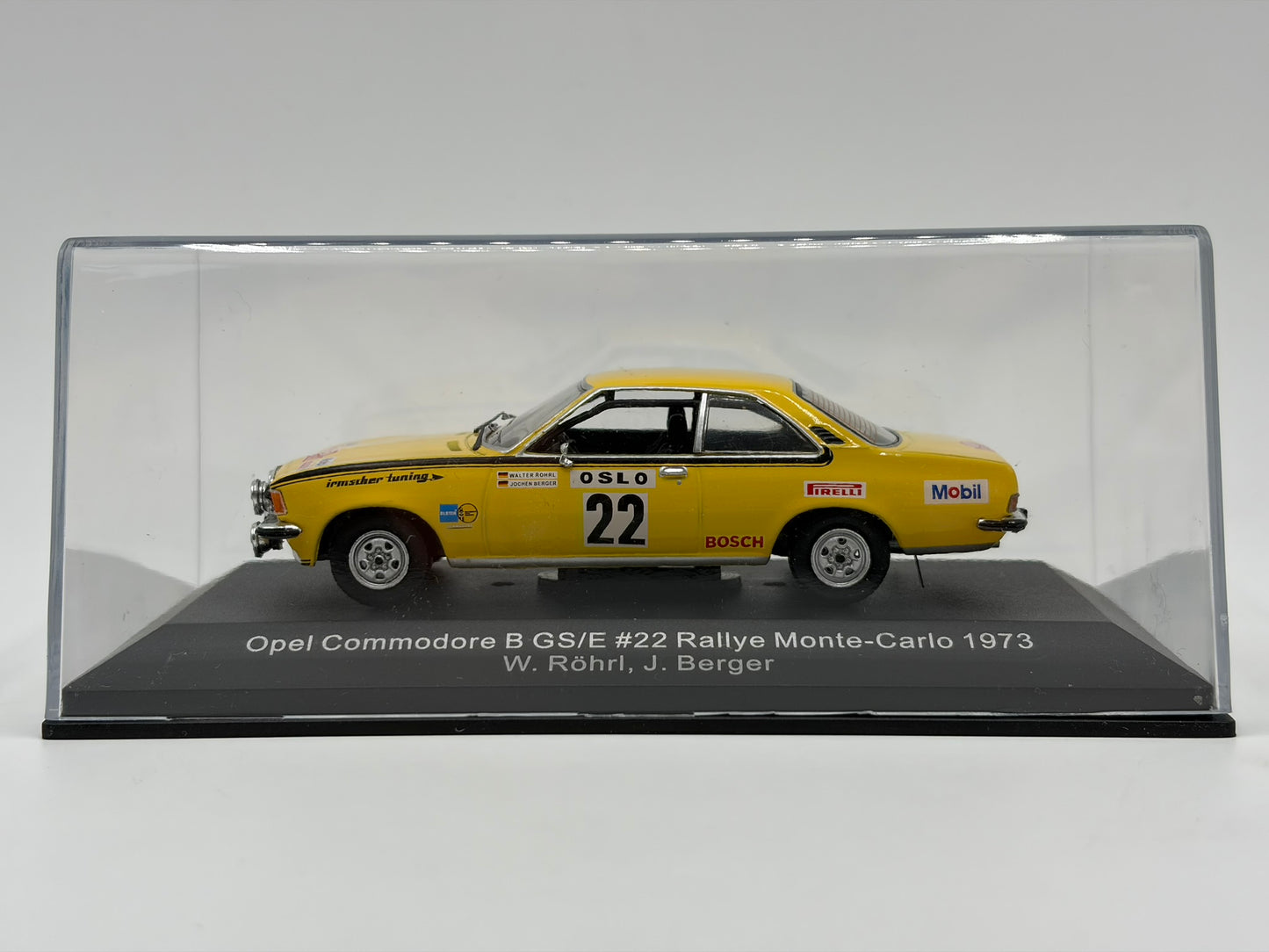 1/43 1973 Opel Commodore B GS/E - Monte Carlo Rally - Rohrl / Berger - CMR | Model Rally Car