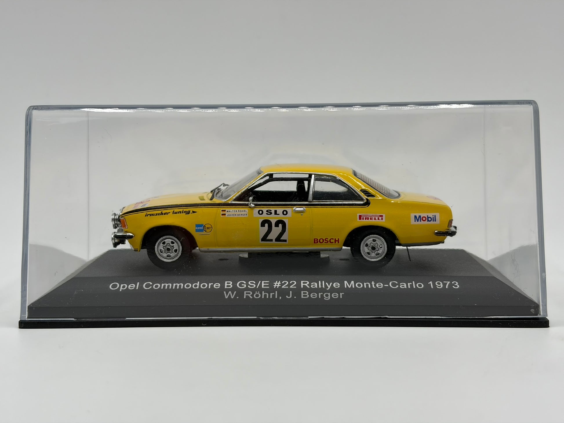 1/43 1973 Opel Commodore B GS/E - Monte Carlo Rally - Rohrl / Berger - CMR | Model Rally Car