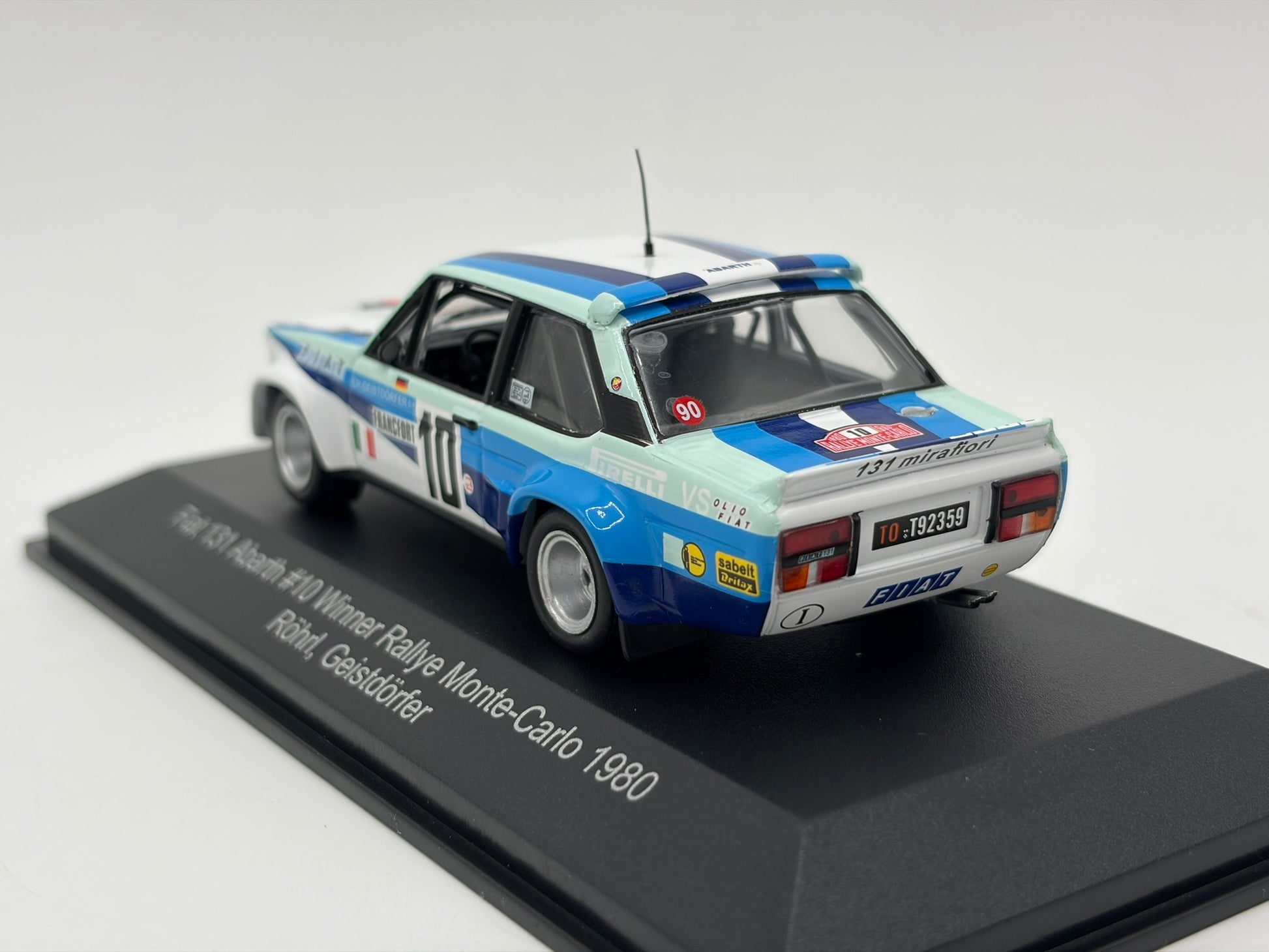 1/43 1980 Fiat 131 Abarth - Monte Carlo Rally - Rohrl / Geistdorfer - CMR | Model Rally Car
