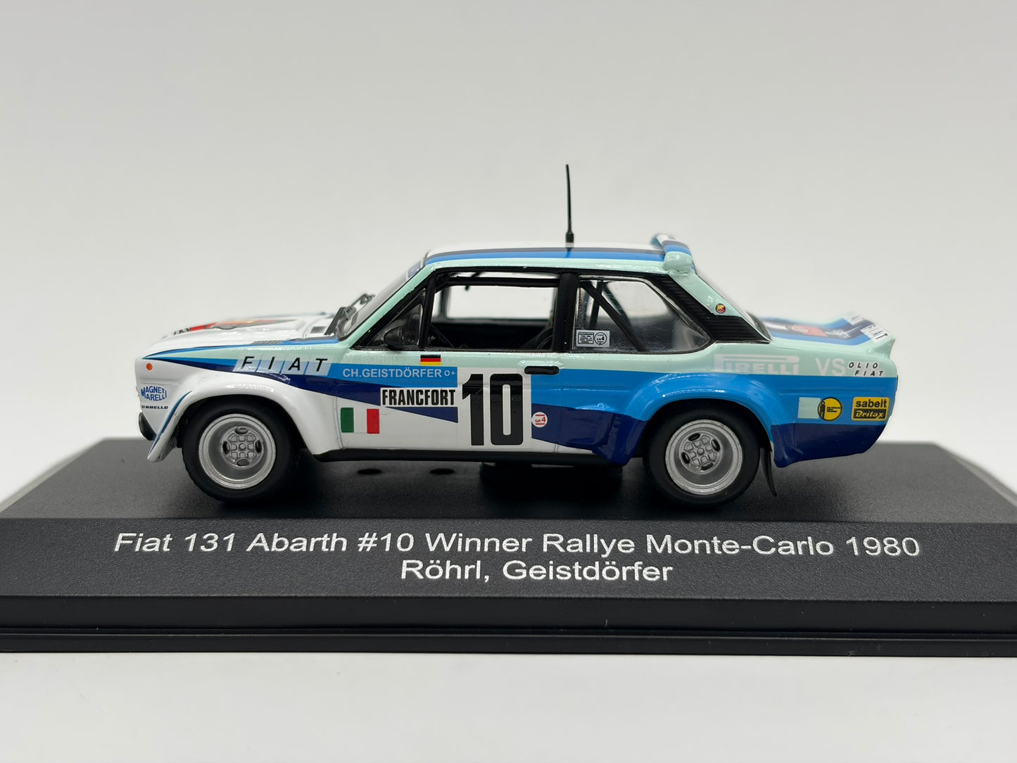 1/43 1980 Fiat 131 Abarth - Monte Carlo Rally - Rohrl / Geistdorfer - CMR | Model Rally Car