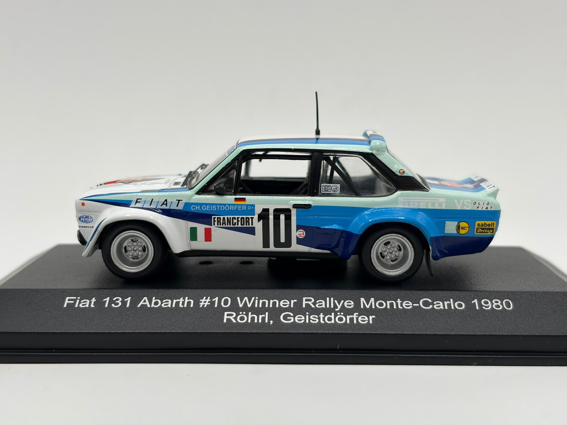 1/43 1980 Fiat 131 Abarth - Monte Carlo Rally - Rohrl / Geistdorfer - CMR | Model Rally Car