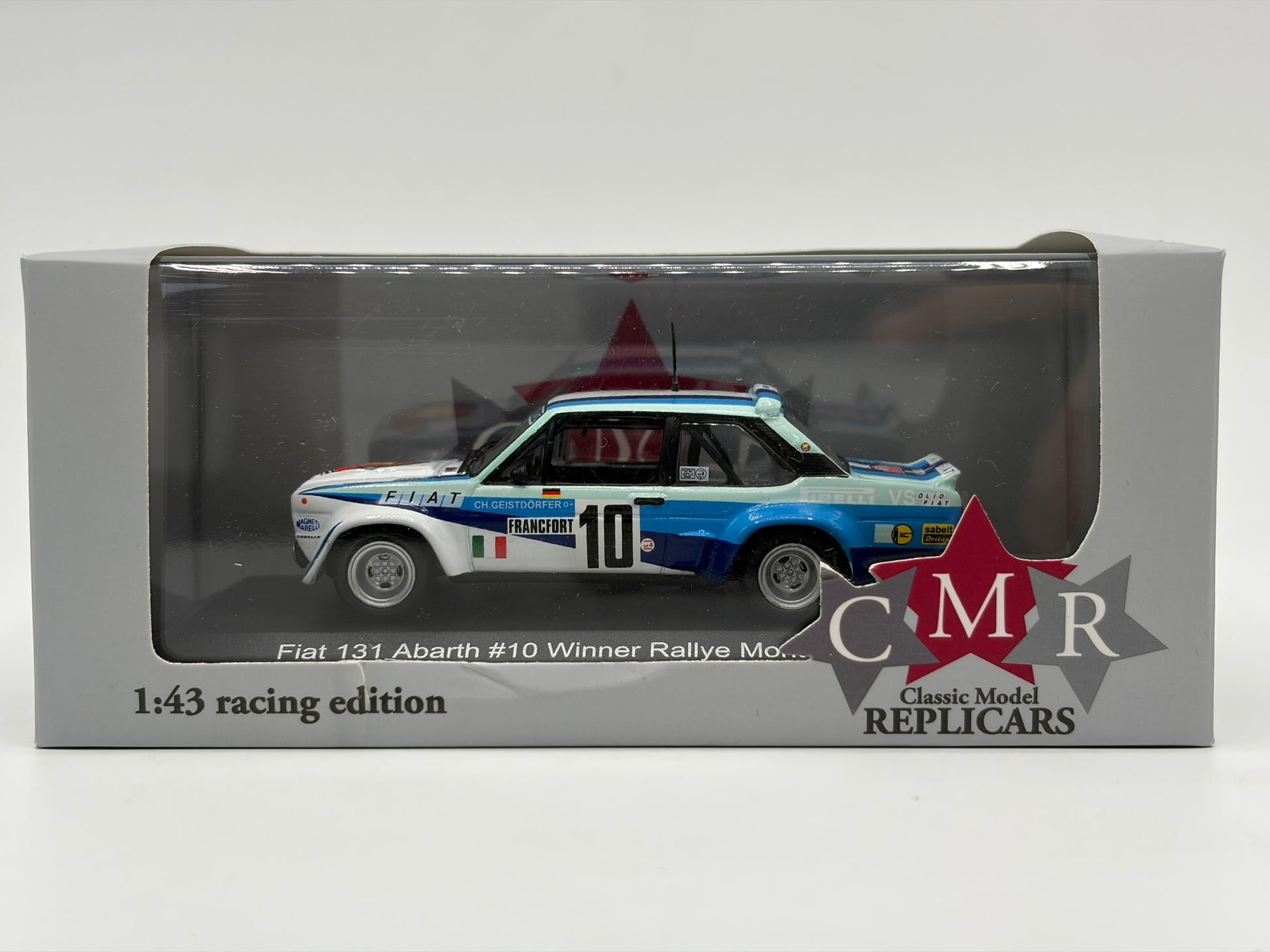 1/43 1980 Fiat 131 Abarth - Monte Carlo Rally - Rohrl / Geistdorfer - CMR | Model Rally Car