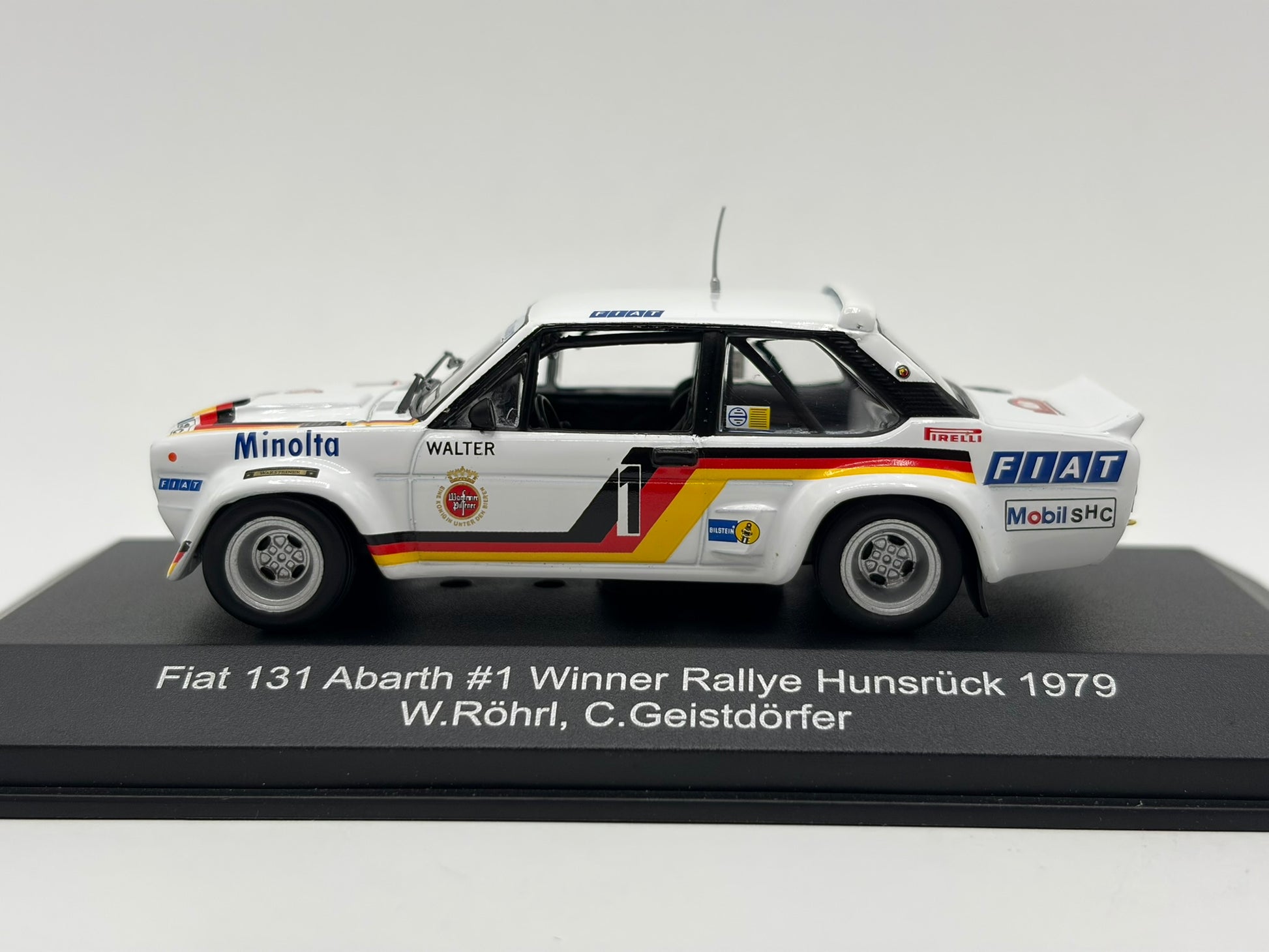 1/43 1979 Fiat 131 Abarth - Rally Hunsruck - Rohrl / Geistdorfer - CMR | Model Rally Car