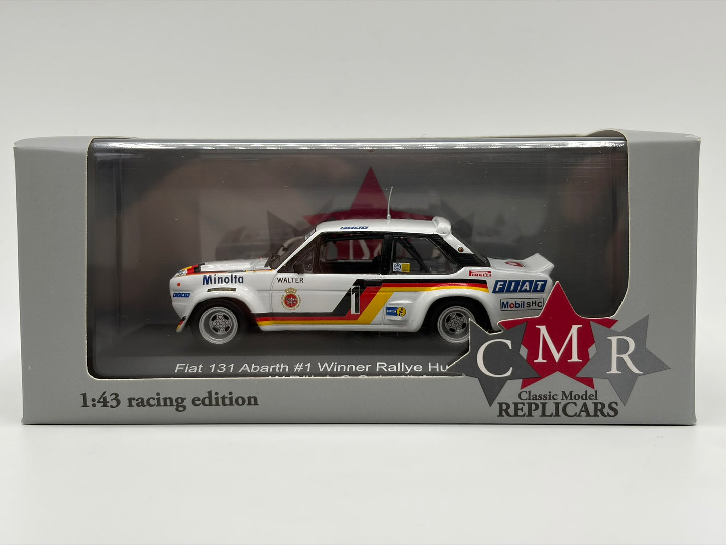 1/43 1979 Fiat 131 Abarth - Rally Hunsruck - Rohrl / Geistdorfer - CMR | Model Rally Car