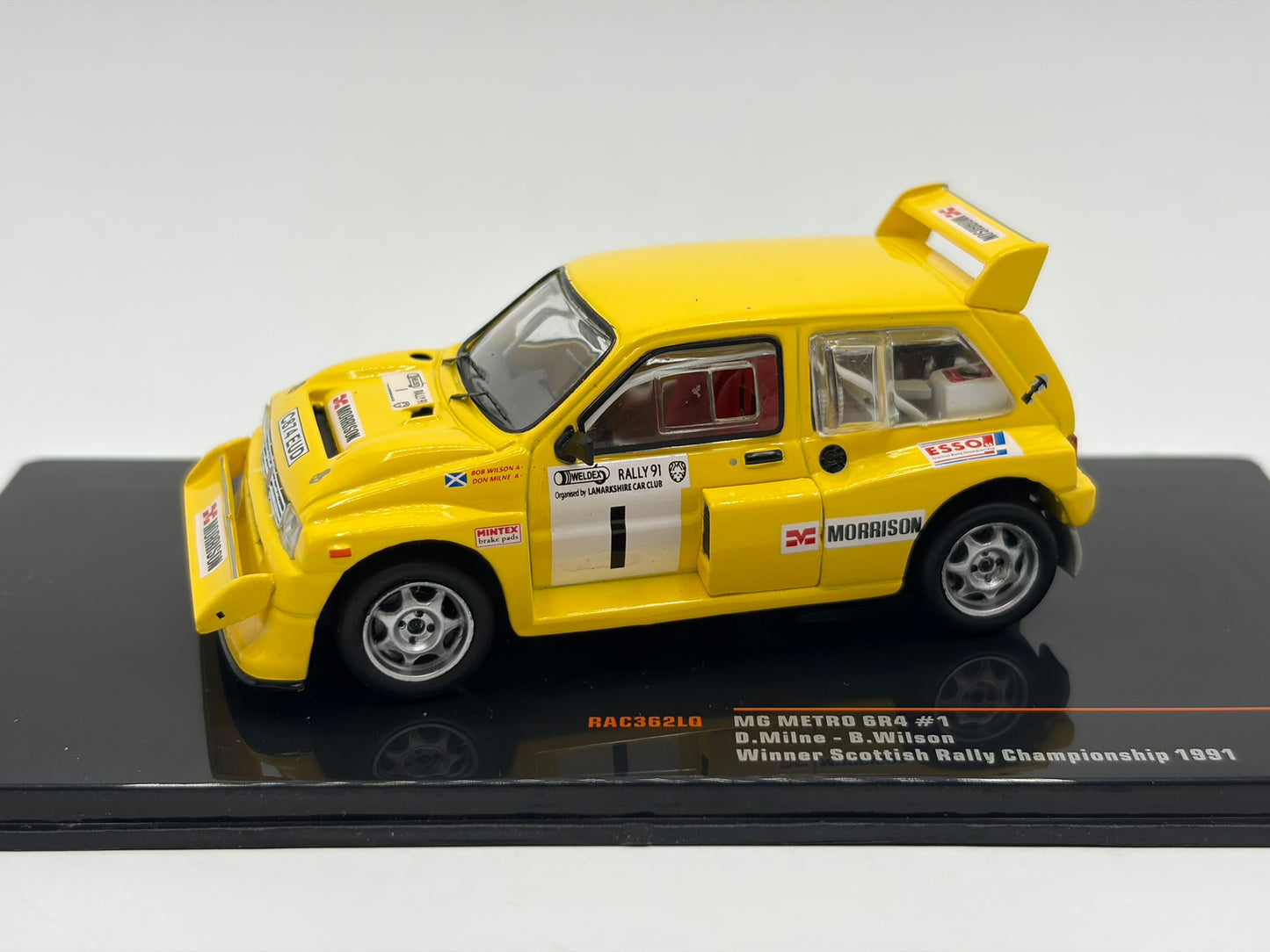 1/43 1991 MG Metro 6R4 - Scottish Rally - Milne / Wilson - IXO | Model Rally Car