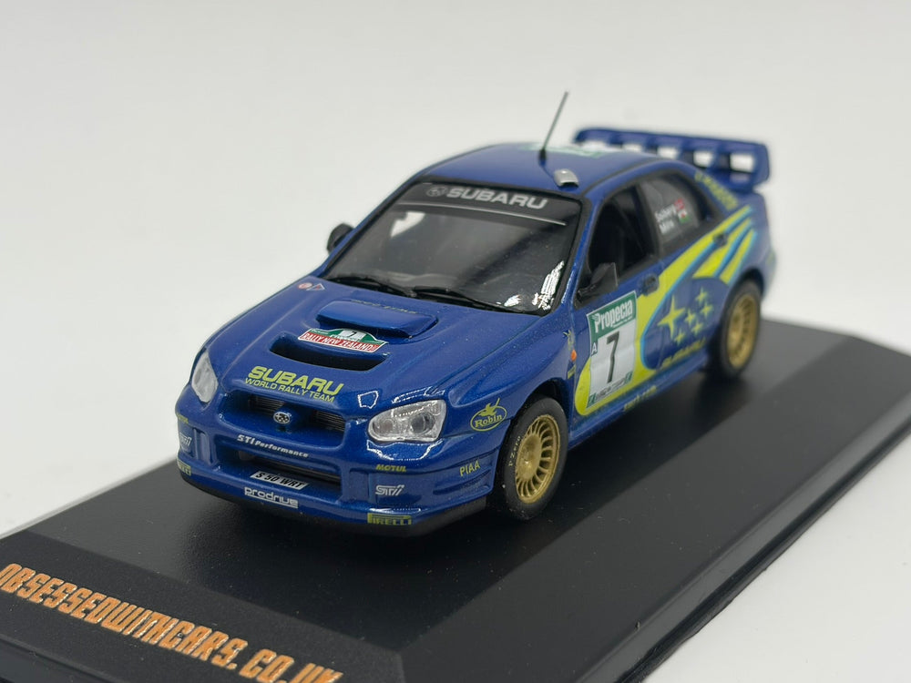 1/43 2003 Subaru Impreza WRC - New Zealand Rally - Solberg / Mills | Model Rally Car