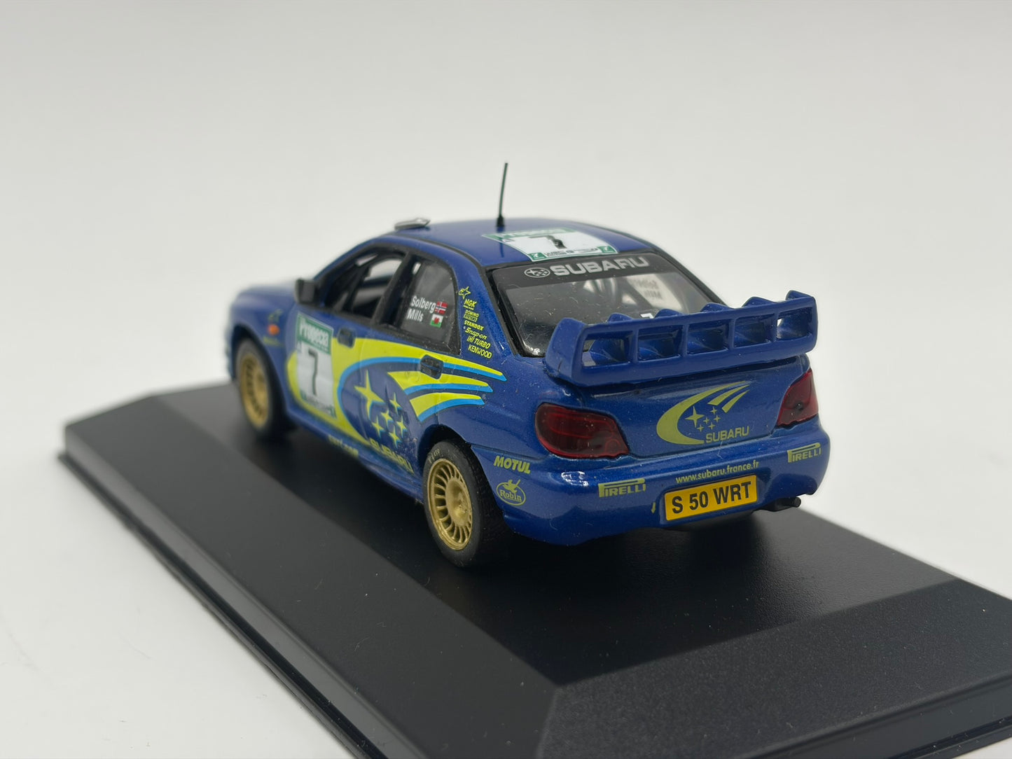 1/43 2003 Subaru Impreza WRC - New Zealand Rally - Solberg / Mills | Model Rally Car