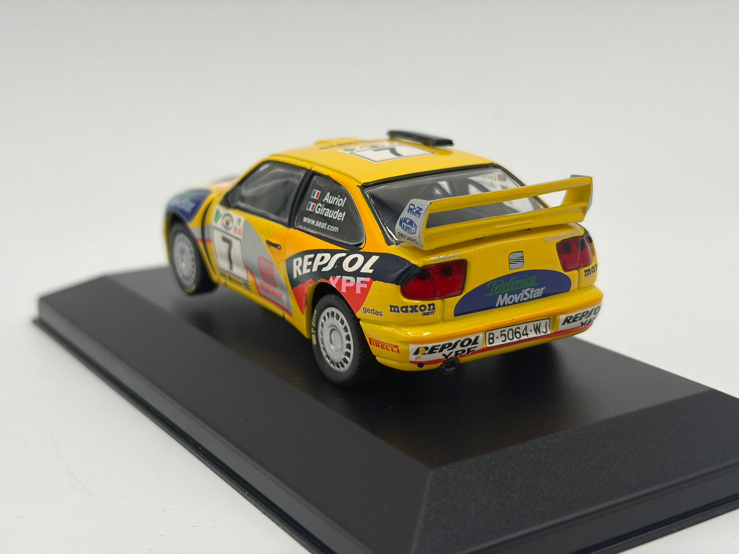 1/43 2000 Seat Cordoba WRC - Safari Rally - Auriol / Giraudet | Model Rally Car