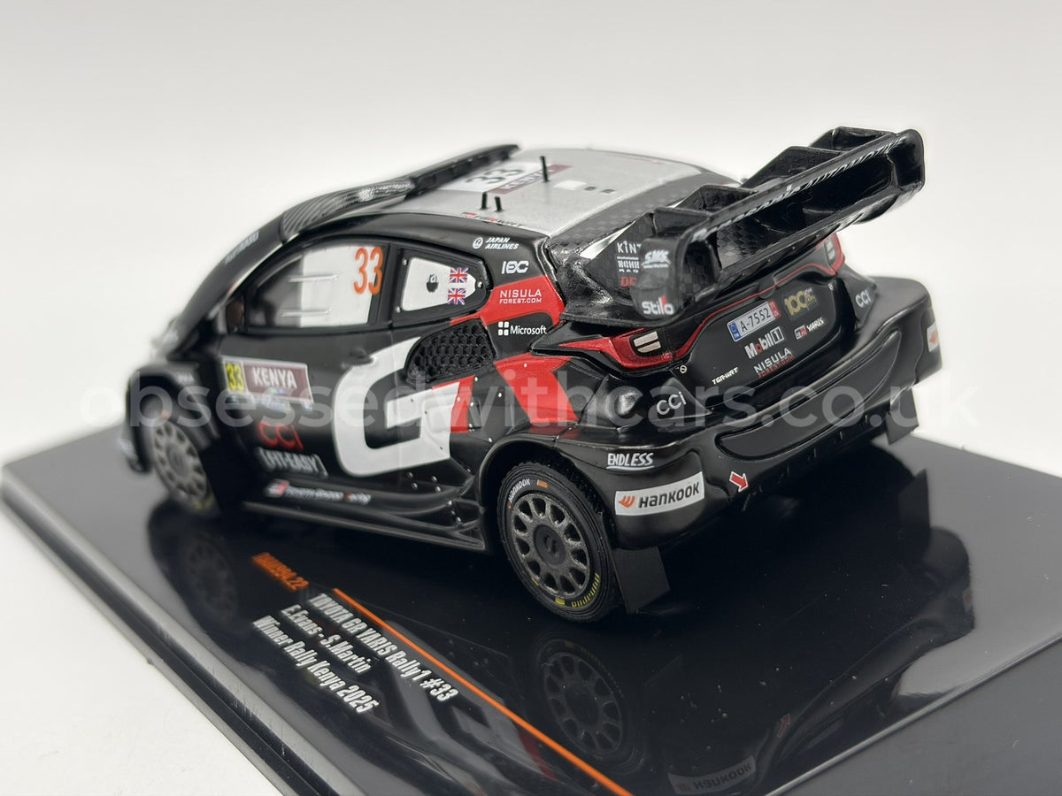 1/43 2025 Toyota GR Yaris Rally1 - Safari Rally - Evans / Martin | Model Rally Car