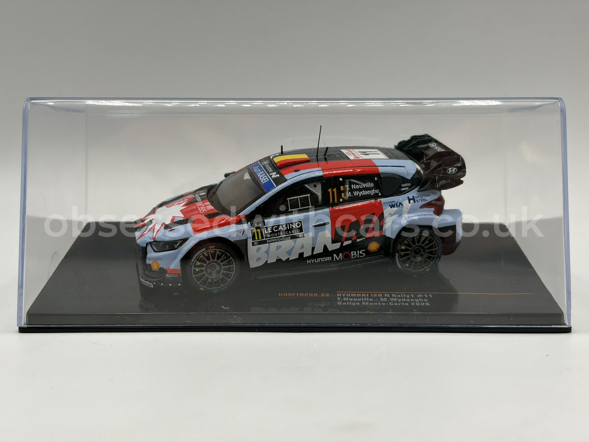 1/43 2026 Hyundai i20 N Rally1 - Rallye Monte Carlo- Neuville / Wydaeghe | Model Rally Car