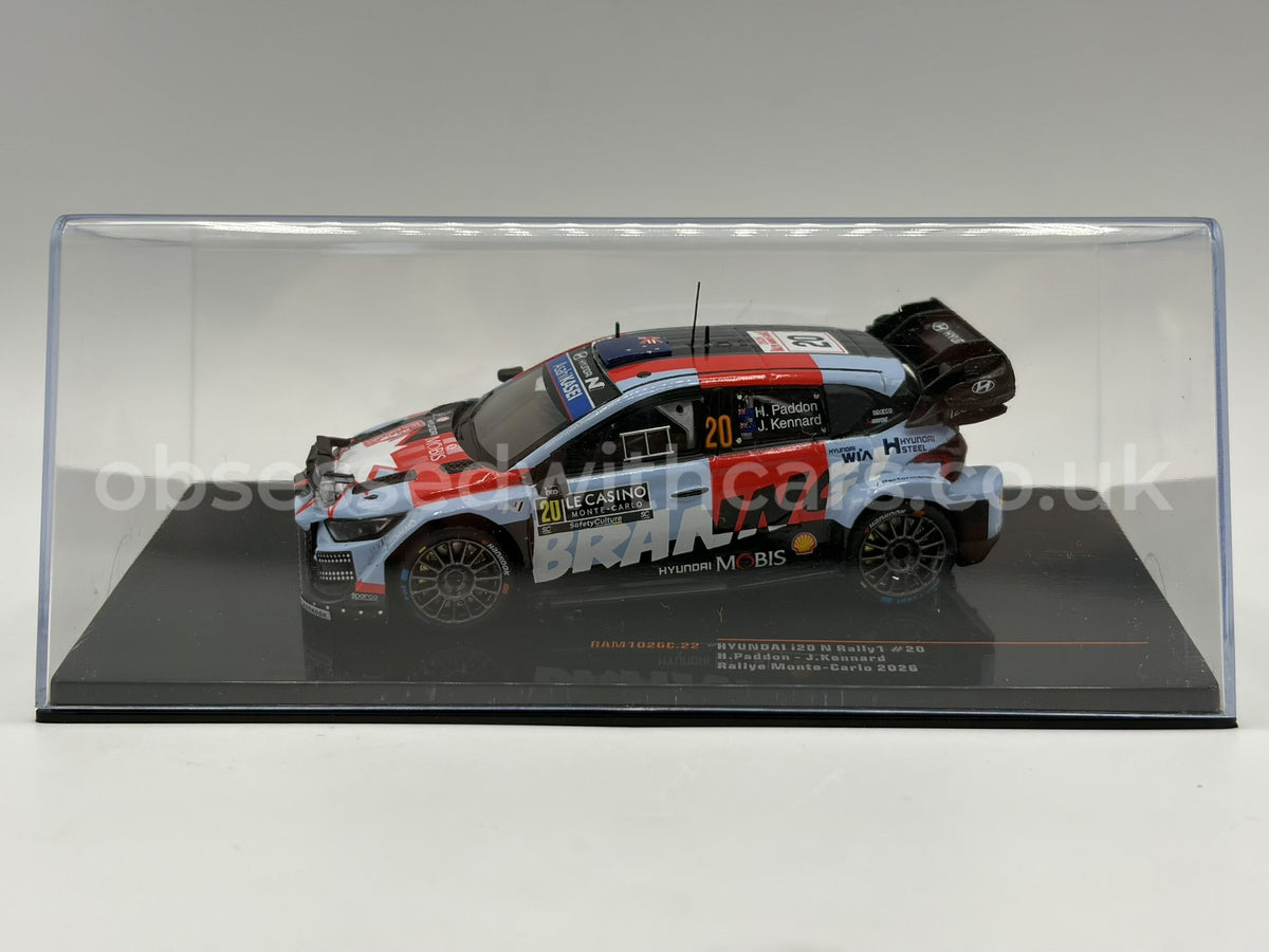 1/43 2026 Hyundai i20 N Rally1 - Rallye Monte Carlo - Paddon / Kennard | Model Rally Car