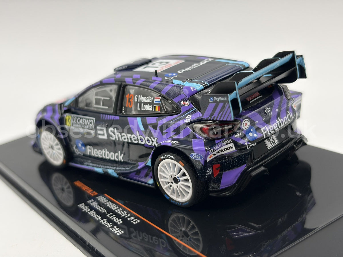 1/43 2026 Ford Puma Rally1 - Rallye Monte Carlo - Munster / Louka | Model Rally Car
