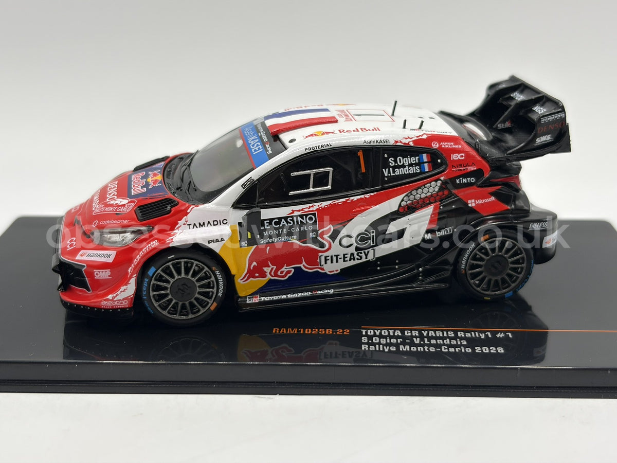 1/43 2026 Toyota GR Yaris Rally1 - Rallye Monte Carlo - Ogier / Landais | Model Rally Car
