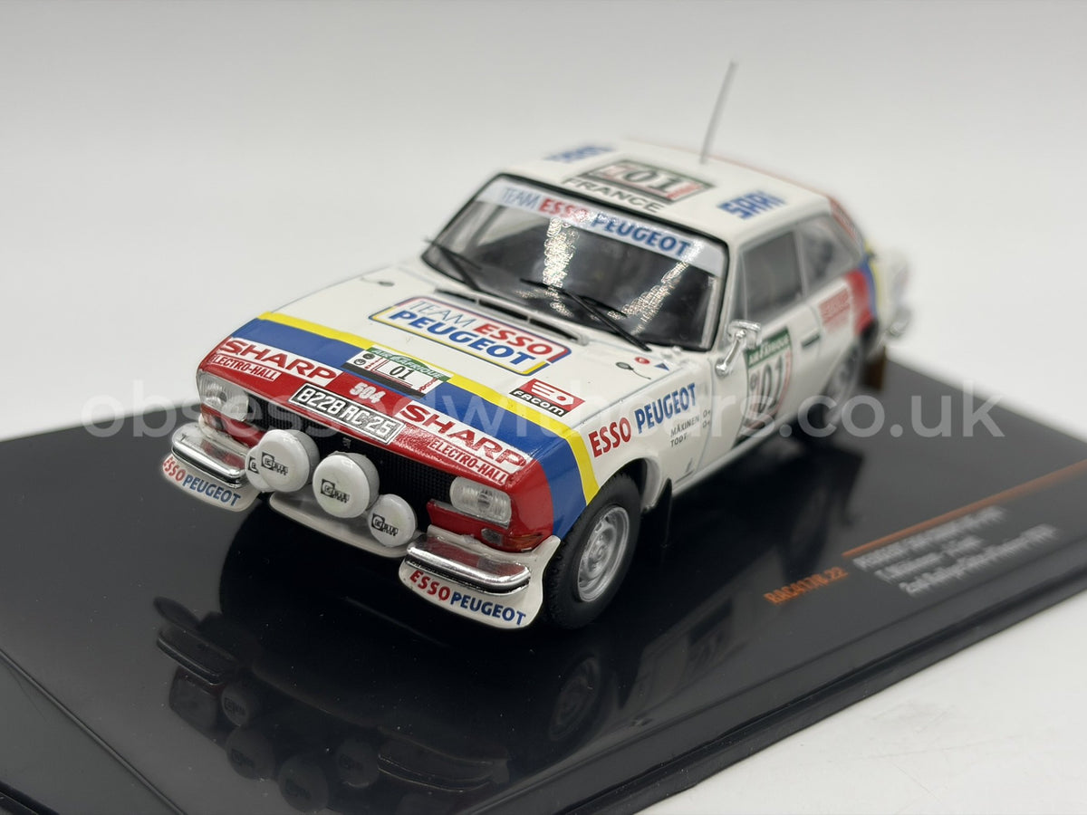1/43 1978 Peugeot 504 Coupe V6 - Rallye Cote d'Ivoire - Makinen / Todt | Model Rally Car