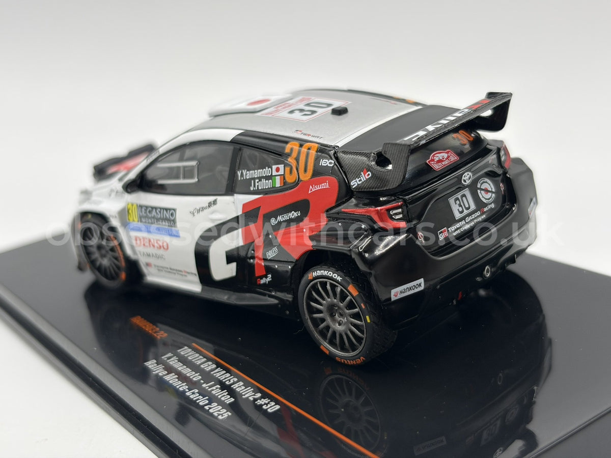 1/43 2025 Toyota GR Yaris Rally2 - Rallye Monte Carlo - Yamamoto / Fulton | Model Rally Car