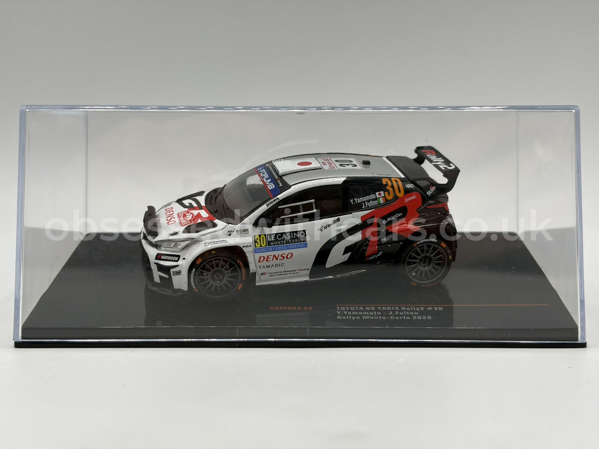 1/43 2025 Toyota GR Yaris Rally2 - Rallye Monte Carlo - Yamamoto / Fulton | Model Rally Car