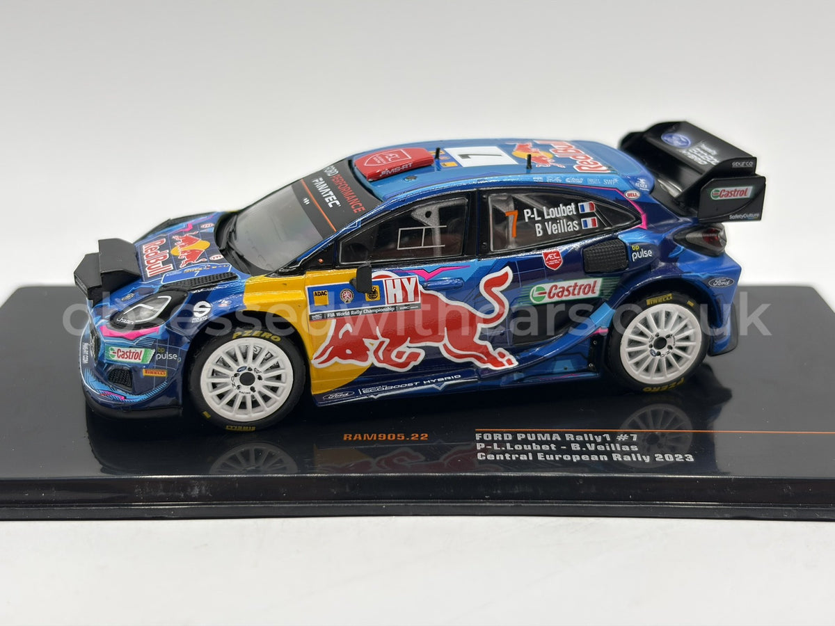 1/43 2023 Ford Puma Rally1 - Central European Rally - Loubet / Veillas | Model Rally Car