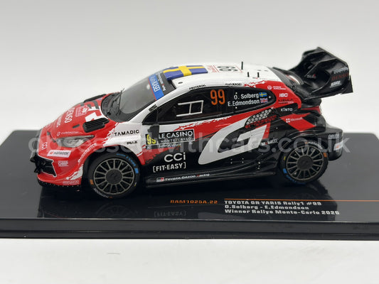 1/43 2026 Toyota GR Yaris Rally1 - Rallye Monte Carlo - Solberg / Edmondson | Model Rally Car