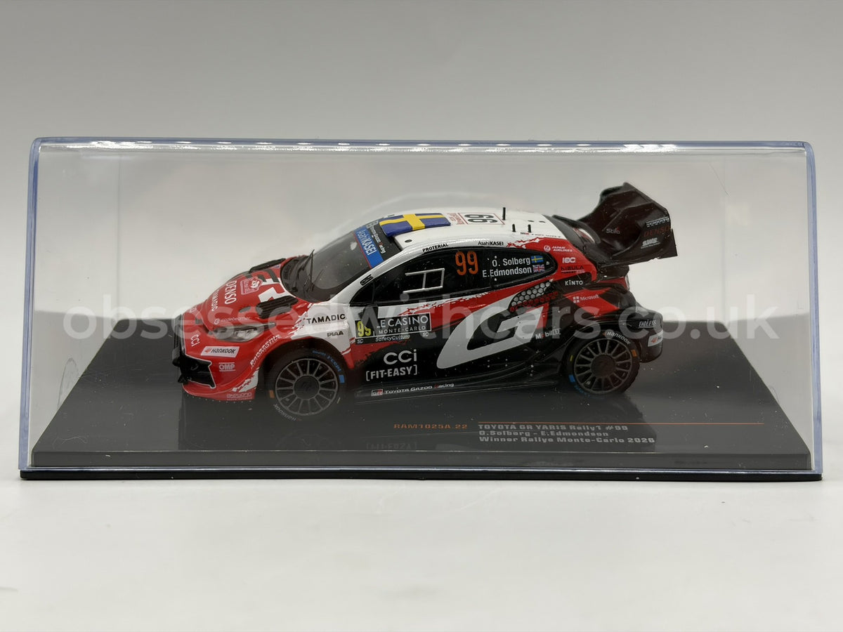 1/43 2026 Toyota GR Yaris Rally1 - Rallye Monte Carlo - Solberg / Edmondson | Model Rally Car