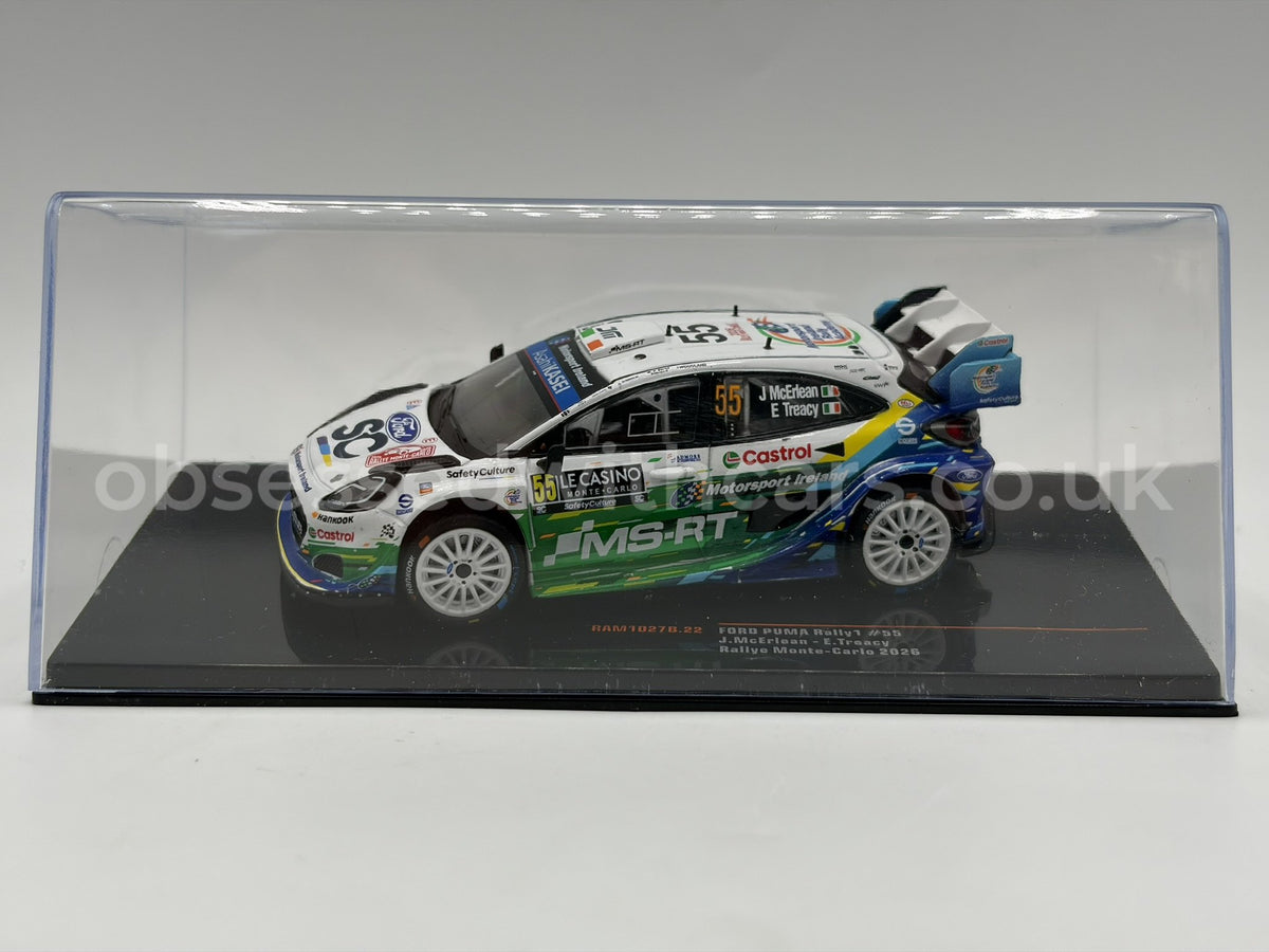 1/43 2026 Ford Puma Rally1 - Rallye Monte Carlo - McErlean / Treacy | Model Rally Car