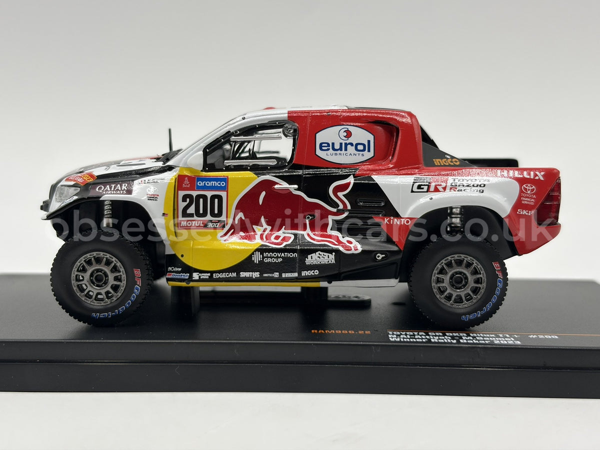 1/43 2023 Toyota GR DKR Hilux T1+ - Dakar Rally - Al-Attiyah / Baumel | Model Rally Car