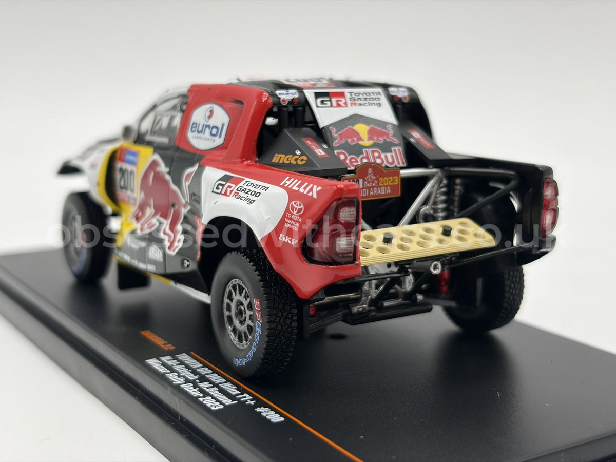 1/43 2023 Toyota GR DKR Hilux T1+ - Dakar Rally - Al-Attiyah / Baumel | Model Rally Car