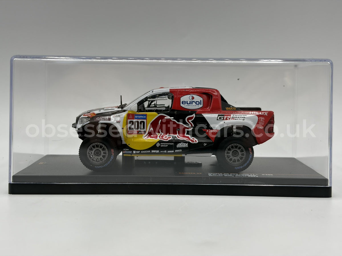 1/43 2023 Toyota GR DKR Hilux T1+ - Dakar Rally - Al-Attiyah / Baumel | Model Rally Car