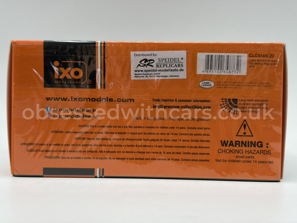1/43 1978 Land Rover Series III 109 Station Wagon 4x4 - Green - IXO | Model Car