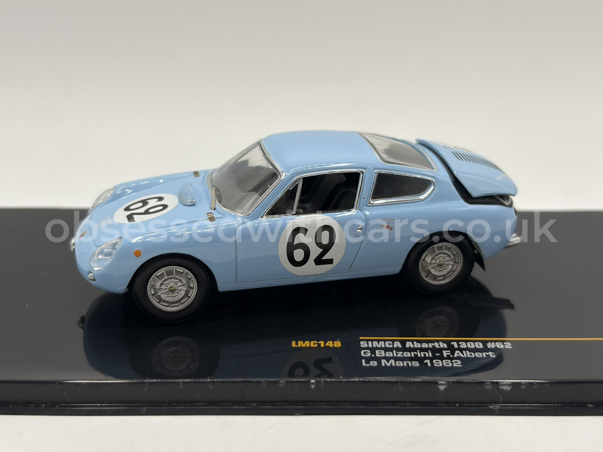 1/43 1962 Simca Abarth 1300 - Balzarini / Albert | Model Le Mans Car