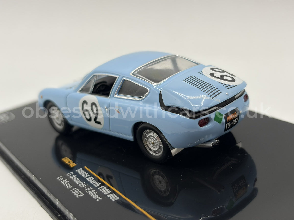 1/43 1962 Simca Abarth 1300 - Balzarini / Albert | Model Le Mans Car