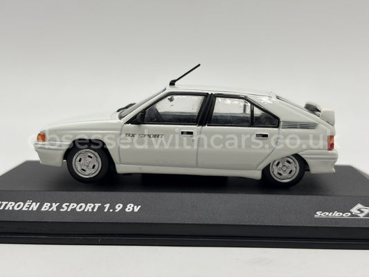 1/43 1985 Citroen BX Sport - Blanc Meije - Solido | Model Car