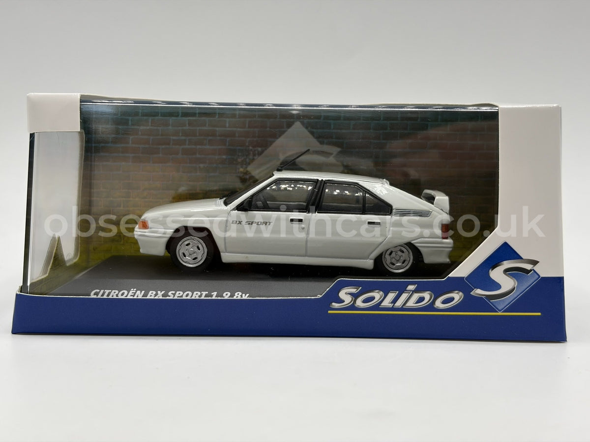 1/43 1985 Citroen BX Sport - Blanc Meije - Solido | Model Car