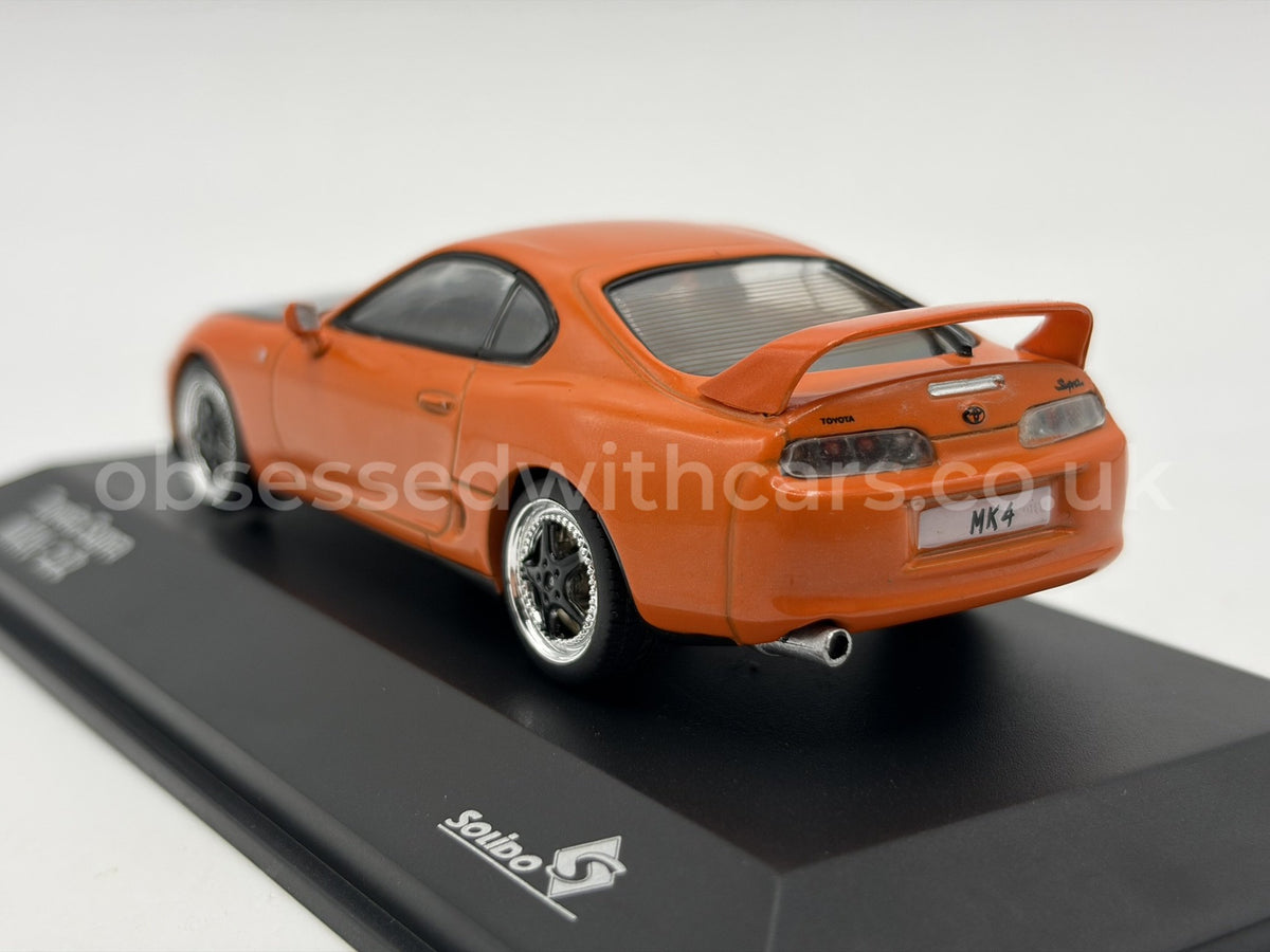 1/43 2001 Toyota Supra (MK4) - Orange - Solido | Model Car