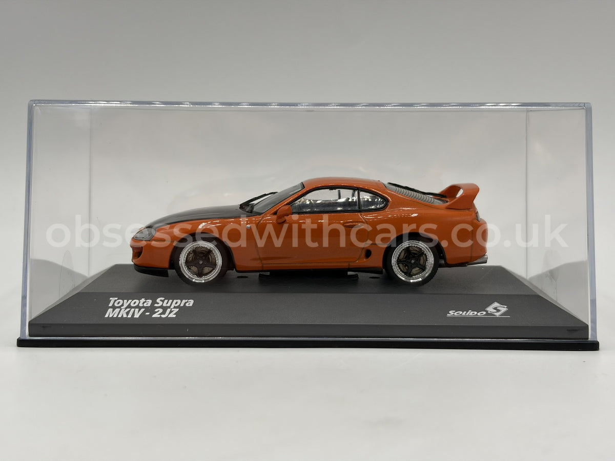 1/43 2001 Toyota Supra (MK4) - Orange - Solido | Model Car