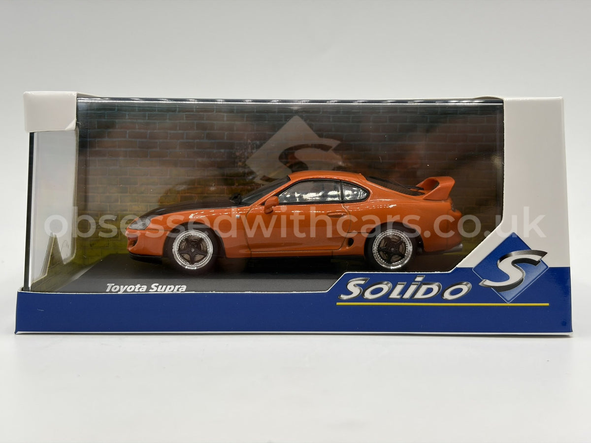 1/43 2001 Toyota Supra (MK4) - Orange - Solido | Model Car