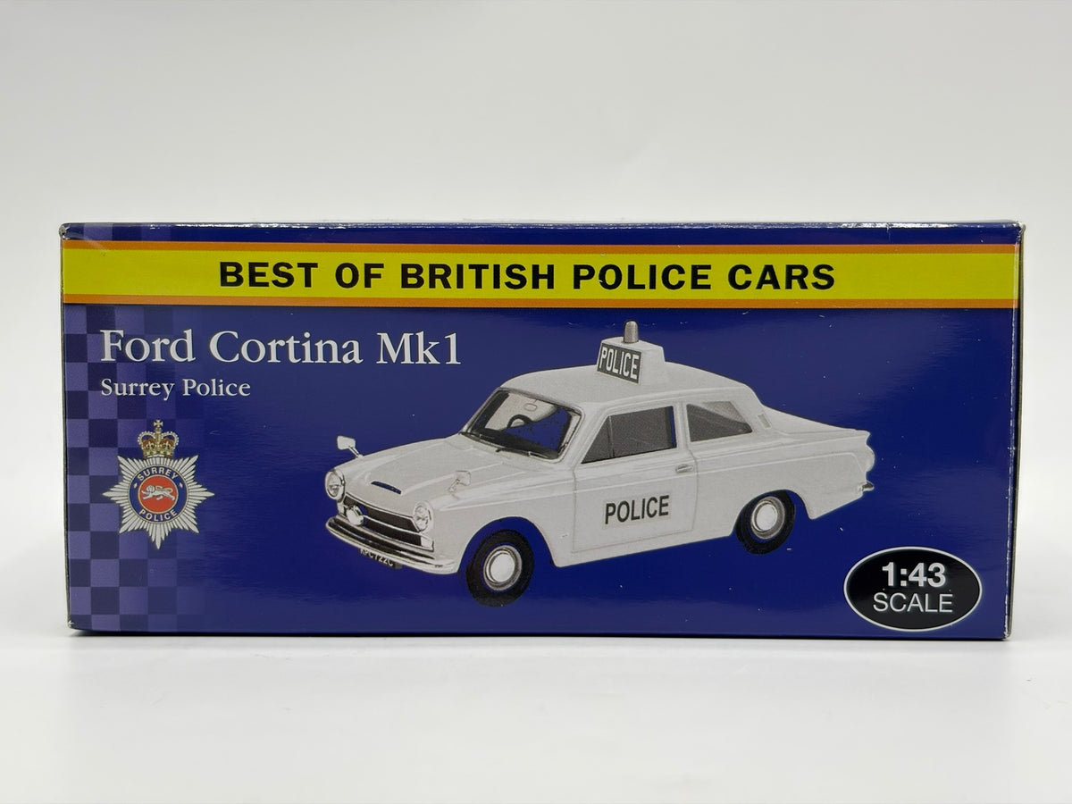 1/43 1963 Ford Cortina Mk1 - Surrey Police | Model Police Car